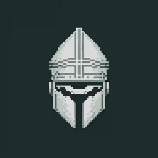 The Mitre of Holiness in retro gaming inspired style