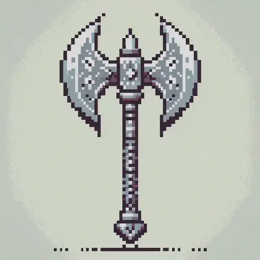 Cleaver in retro gaming inspired style