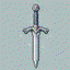 Excalibur in retro gaming inspired style