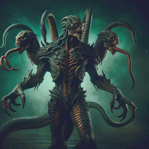 Demogorgon in fantasy movie style