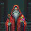 Wizard of Yendor in retro gaming inspired style