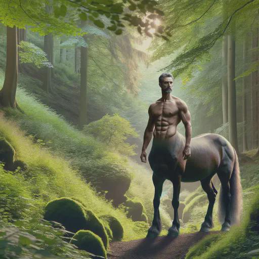 forest centaur in fantasy movie style