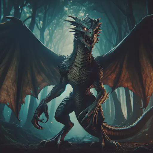 jabberwock in fantasy movie style