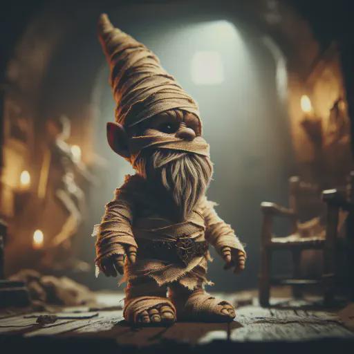 gnome mummy in fantasy movie style
