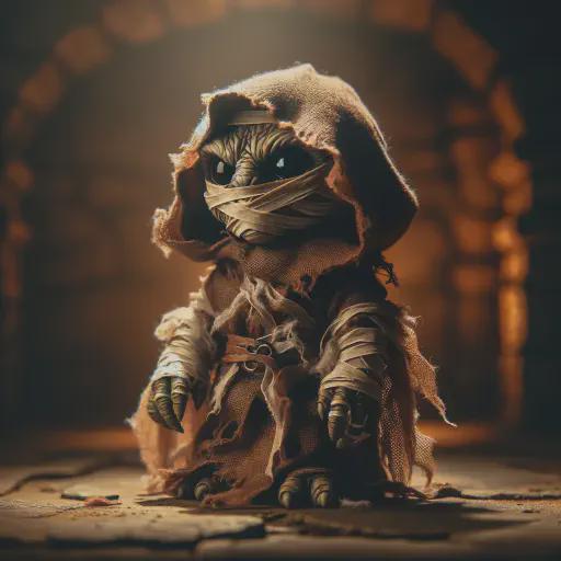 kobold mummy in fantasy movie style