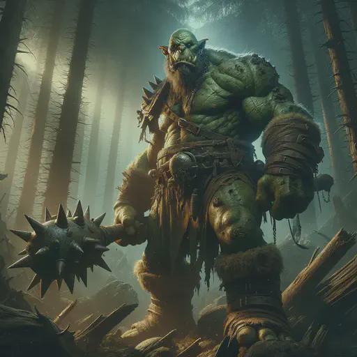 ogre in fantasy movie style