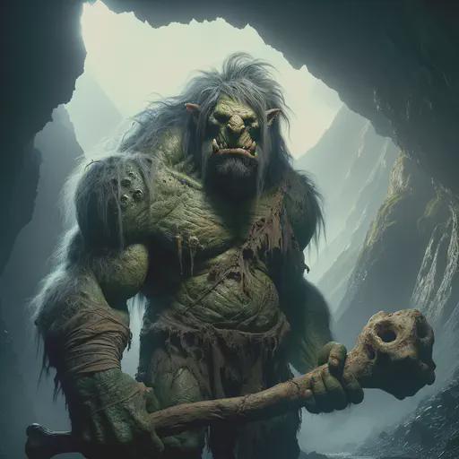 troll in fantasy movie style