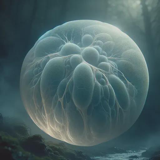 gas spore in fantasy movie style