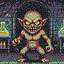 homunculus in retro gaming inspired style