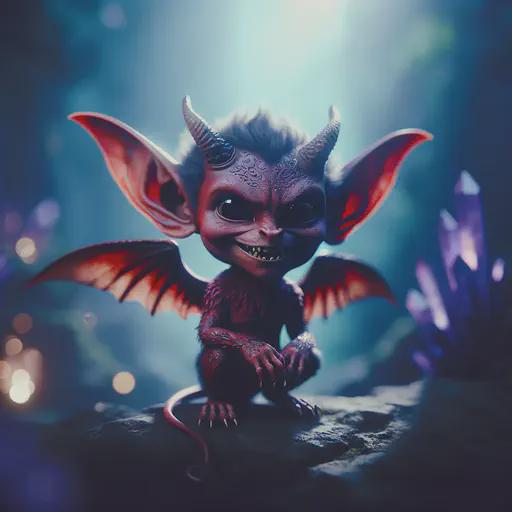 imp in fantasy movie style