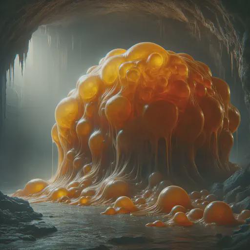 ochre jelly in fantasy movie style