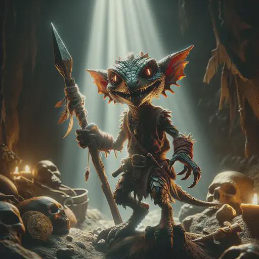 kobold in fantasy movie style