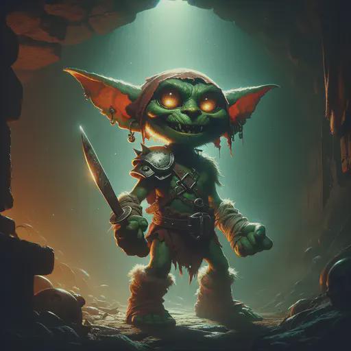 goblin in fantasy movie style