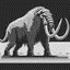 baluchitherium in retro gaming inspired style