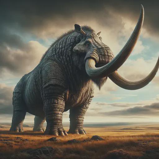 baluchitherium in fantasy movie style